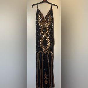 Black and Gold gown. New!